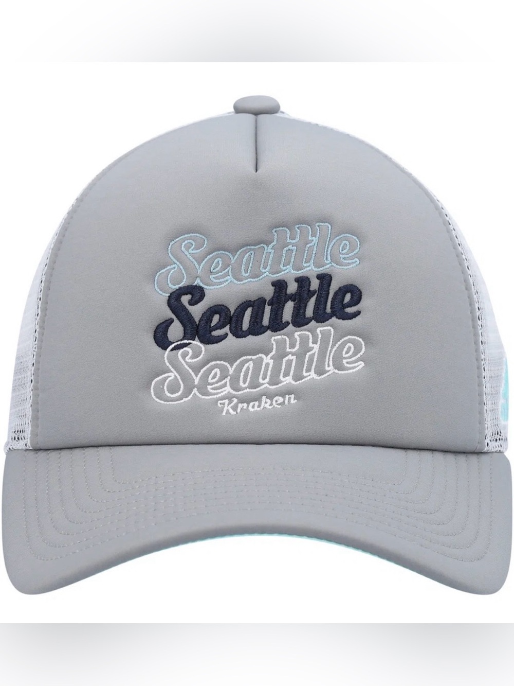 Seattle Kraken adidas Women's Foam Trucker Snapback Hat NWT